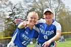 Softball vs Emerson 1  Wheaton College Softball vs Emerson in game 1 of a doubleheader. - Photo By: KEITH NORDSTROM : Wheaton, Softball